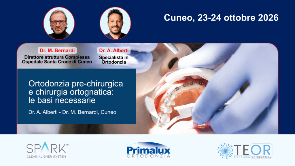 Corso di ortodonzia Primalux: Ortodonzia pre-chirurgica e chirurgia ortognatica: le basi necessarie